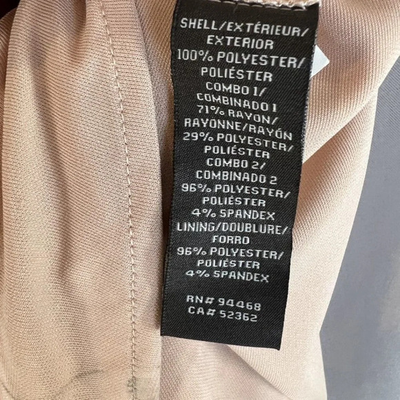 Vera Wang Pink Rose Gold Sequin Formal Gown $395 - Picture 14 of 15